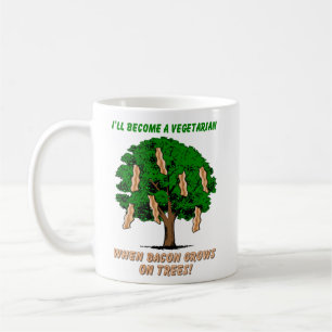 Humour drôle de tasse d'arbre de lard