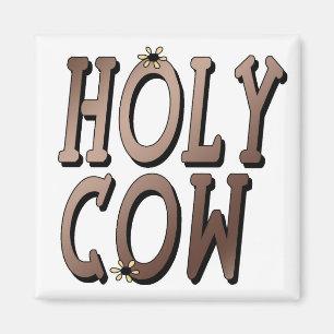 Humour Funny Saying Cow Fridge Magnet