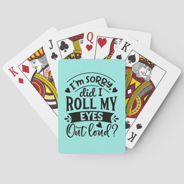 Humour In Play Playing Cards (Back)