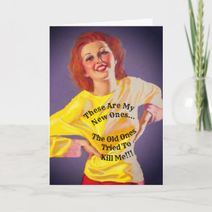 Humour in the Face of Adversity Note Card