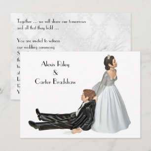 Humour mariage Sur Invitation Blanche