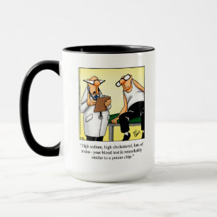 Humour Médicale "Chip de pomme de terre" Mug cadea