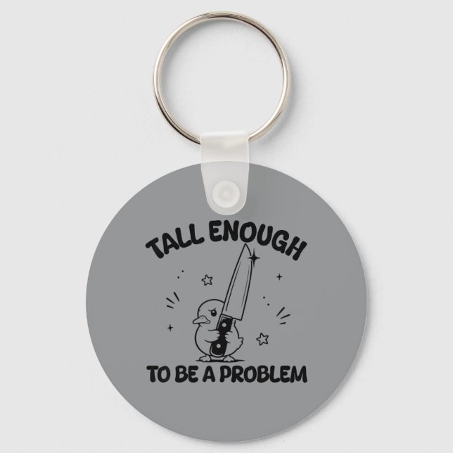Humour Meme Funny Keychain (Front)
