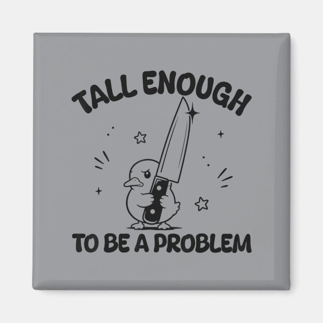 Humour Meme Funny Magnet (Front)