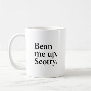Humour Minimalist Playful Sci-fi Coffee Typography Mug