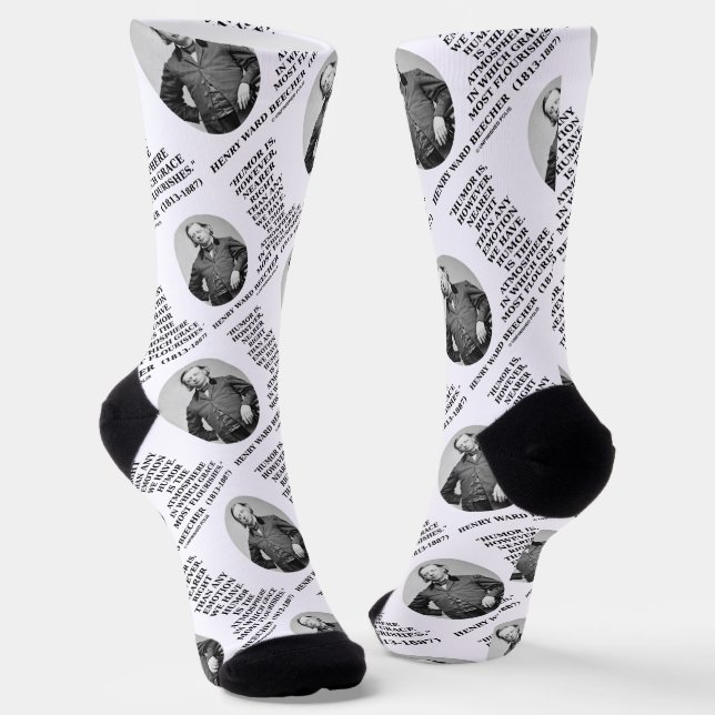 Humour Nearer Right Any Emotion We Have Beecher Qt Socks (Angled)