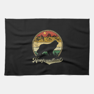 Humour newfoundland gift   Present for dog lover Kitchen Towel