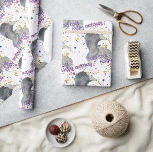Humour Old Coot Waterbird Fun Idiom , Animal Wrapping Paper