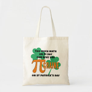 Humour Pi Day St Patrick's Day Math Tote Bag