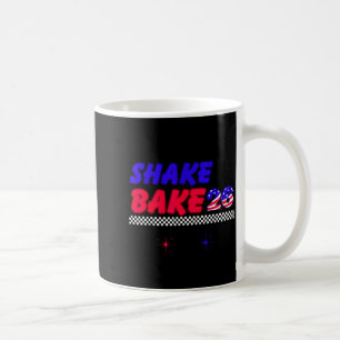 Humour quote shake and bake 26 usa flag race lover coffee mug