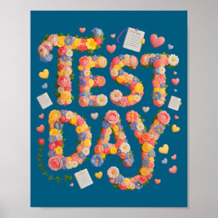 Humour test day everything is fine stem history poster