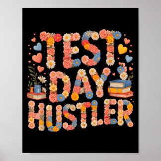 Humour test day hustler mode on math ela squad poster