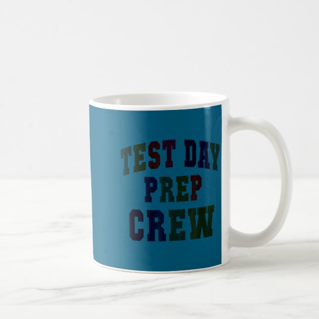 Humour test day prep crew bruh science math coffee mug (Right)