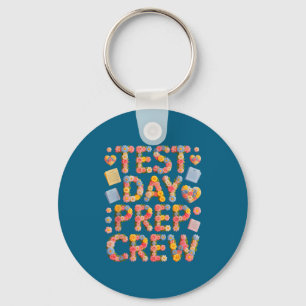 Humour test day prep crew everything is fine keychain