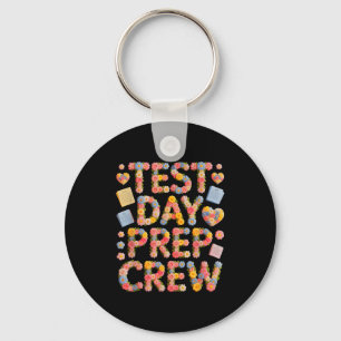 Humour test day prep crew everything is fine keychain