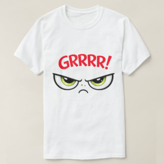  Humour The Green Sour Funny Grape Grrrrrrr T-Shirt
