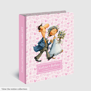 Humour Wedding Couple Ring Binder Quirky Photo Gif