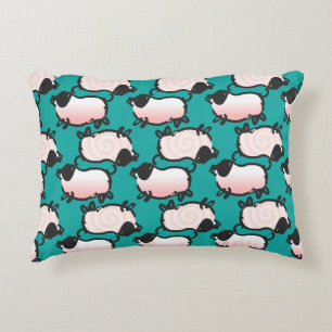 Humourous 1 Pig Year Birthday Choose Colour Accent Accent Pillow