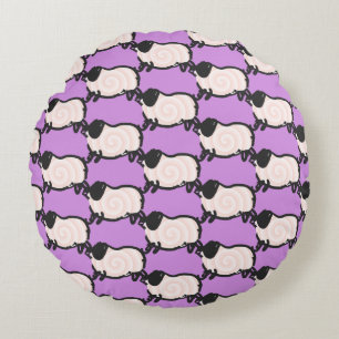 Humourous 2 Pig Year 2019 Choose Colour Round P Pillow