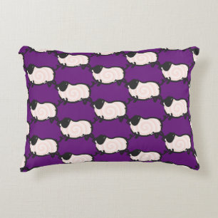 Humourous 2 Pig Year Birthday Choose Colour Accent Pillow