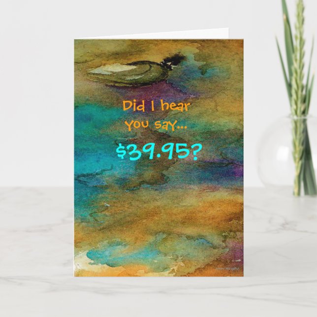 Humourous 40 Year Old Birthday Card (Front)