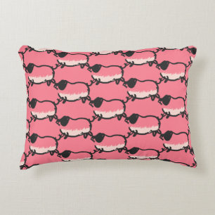 Humourous 4 Pig Year Birthday Choose Colour Accent Pillow