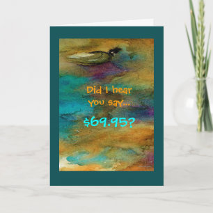 Humourous 70th Birthday Card