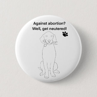 Humourous Abortion rights  2 Inch Round Button