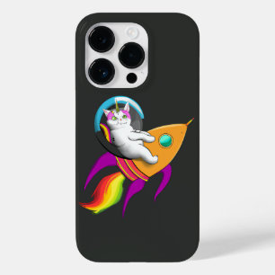 Humourous Astronaut Cat Illustration Graphic Desig Case-Mate iPhone 14 Pro Case