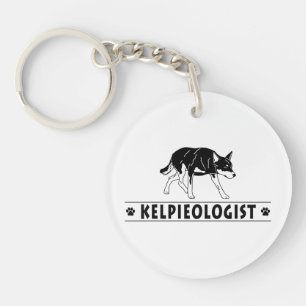 Humourous Australian Cattle Dog Keychain