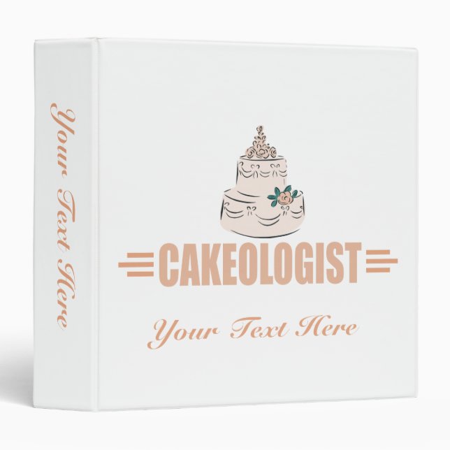 Humourous Baker Binder (Front/Spine)