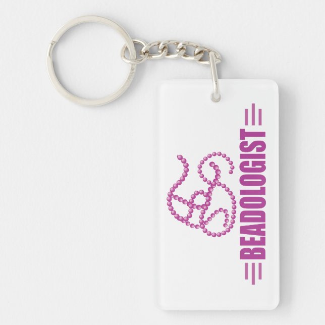 Humourous Beading Keychain (Front)