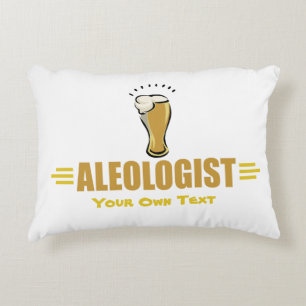 Humourous Beer Lager Accent Pillow