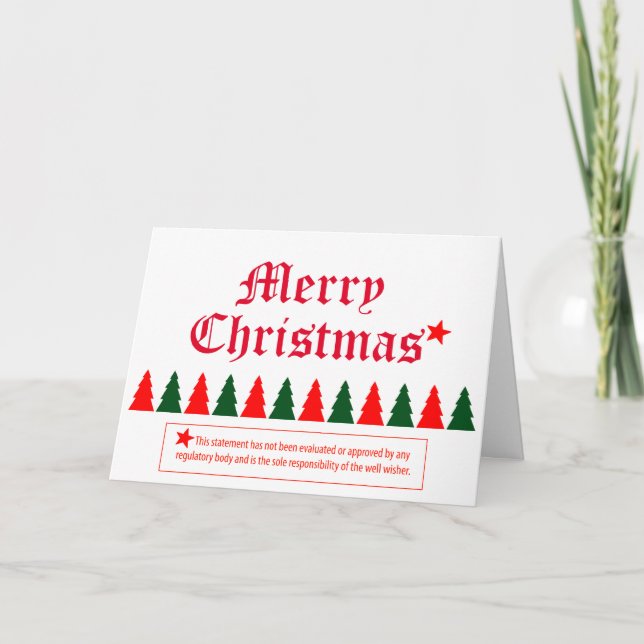 Humourous Big Brother Christmas Card (Front)