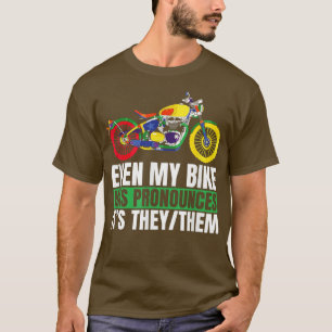 Humourous Bikers Pleasant Pronounces Quote T-Shirt