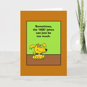 Humourous Birthday Card
