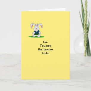 Humourous Birthday Card