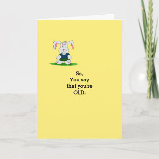 Humourous Birthday Card