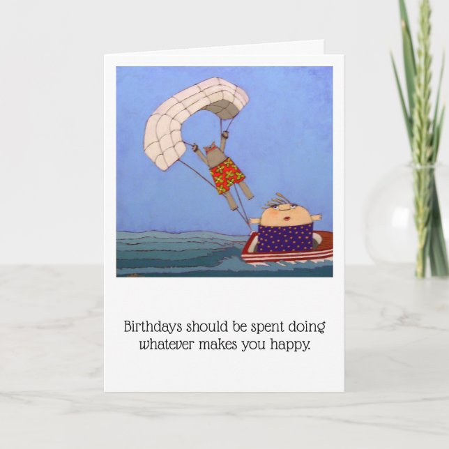 Humourous Birthday Card Fun (Front)