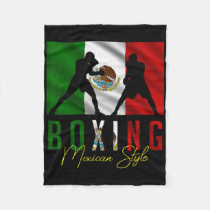 Humourous Boxing Mexican Sparring Kickboxing Kickb Fleece Blanket
