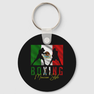 Humourous Boxing Mexican Sparring Kickboxing Kickb Keychain
