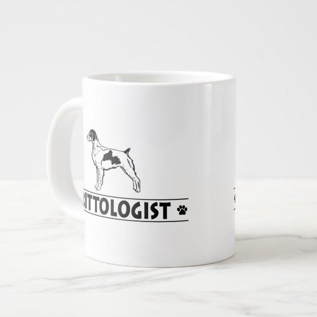 Humourous Brittany Large Coffee Mug (Front Left)