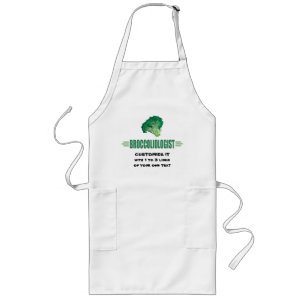 Humourous Broccoli Long Apron