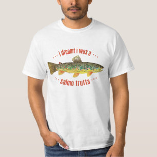 Humourous Brook Trout Fish, Fishing T-Shirt
