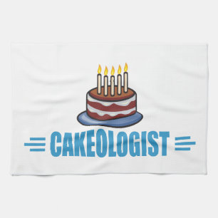 Humourous Cakeologist Baker's Kitchen Towel