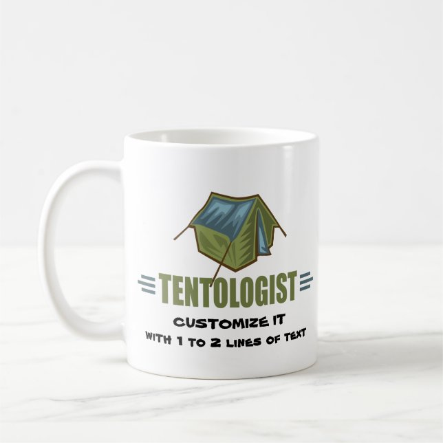 Humourous Camper Coffee Mug (Left)
