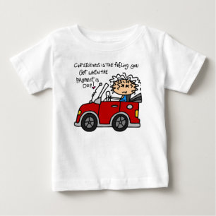 Humourous Car Sickness Baby T-Shirt