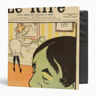 Humourous cartoon binder