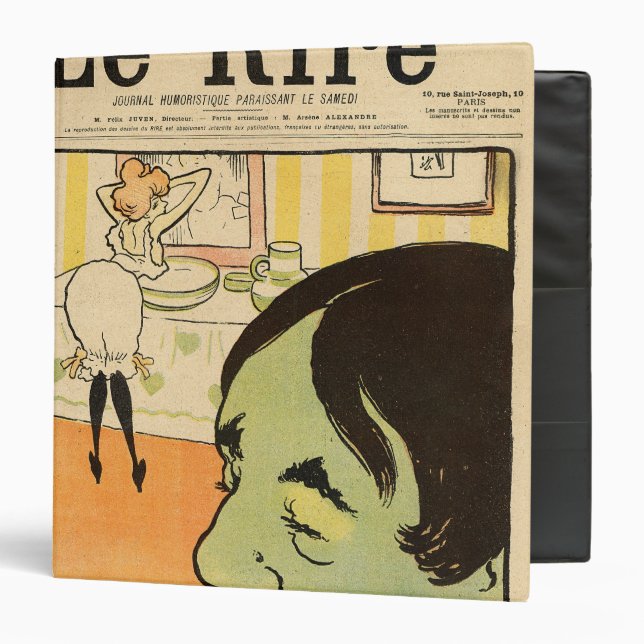 Humourous cartoon binder (Front/Inside)