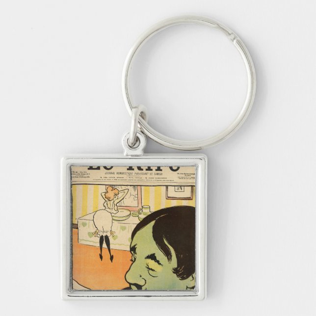 Humourous cartoon keychain (Front)